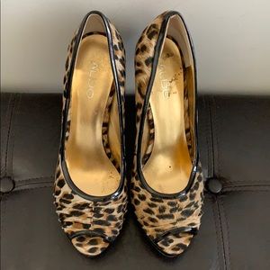 Cheetah print Aldo heels